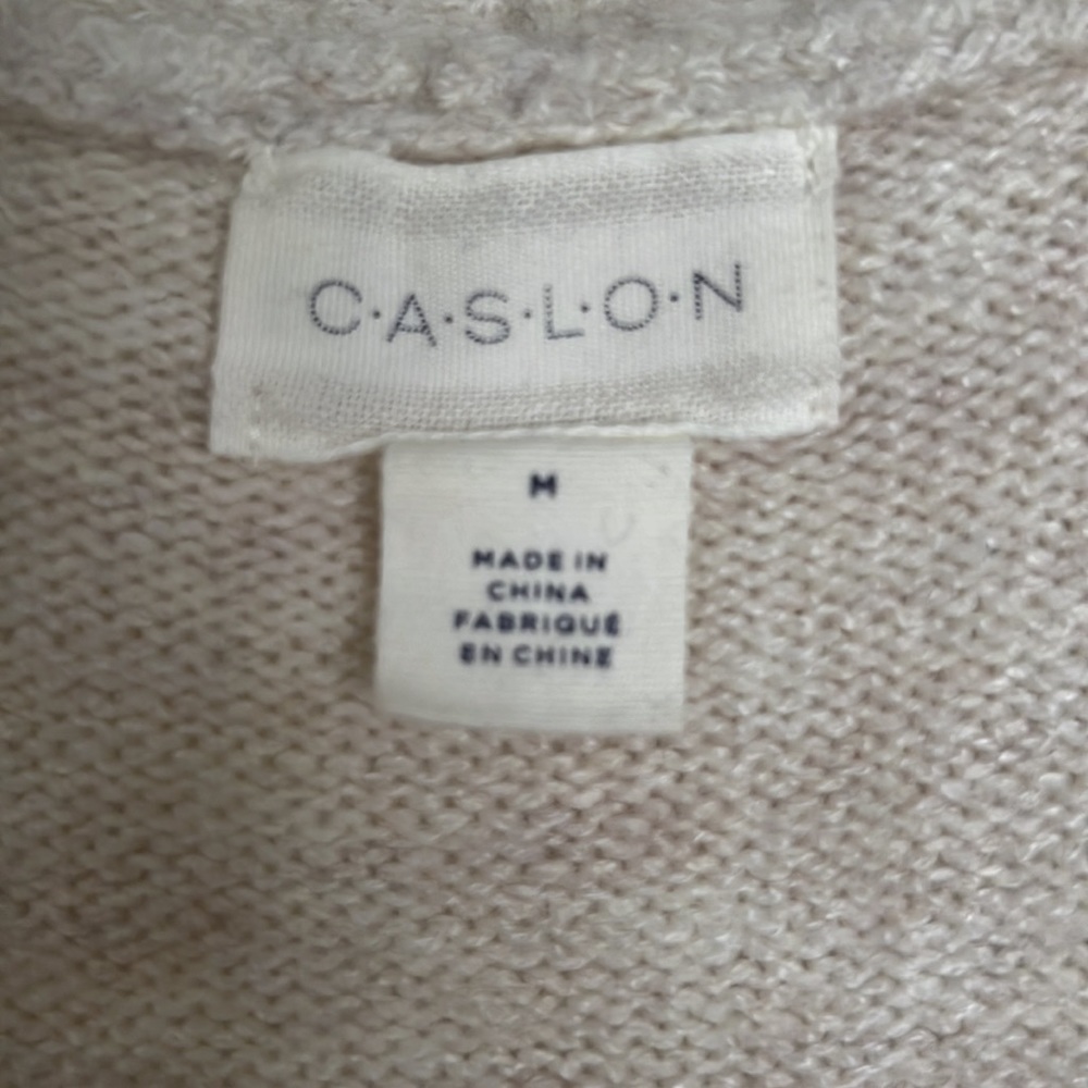 Caslon Open Front Color Block Cardigan - image 2